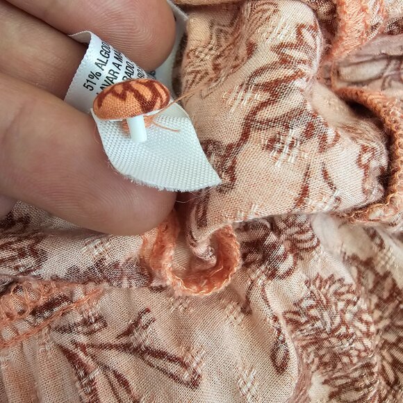 Universal Thread Floral Ruffled Flutter Sleeve Sleeveless A-Line Maxi Dress, M - Picture 12 of 12